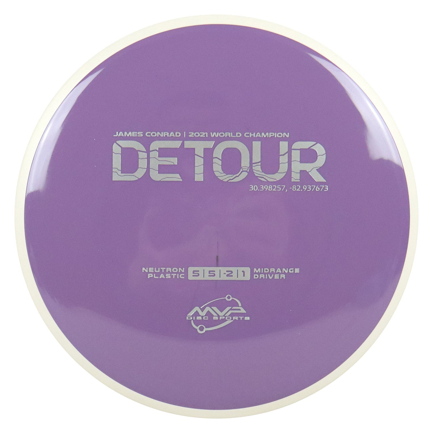 MVP Discs Sports Project Lab Coat James Conrad Neutron Detour Midrange 5/5/-2/1 - Choose Exact Disc