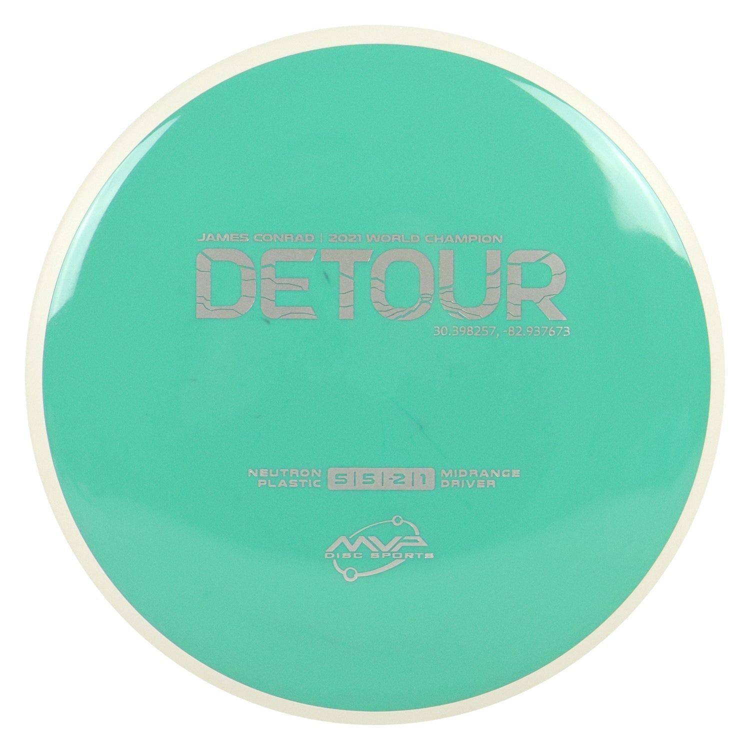 MVP Discs Sports Project Lab Coat James Conrad Neutron Detour Midrange 5/5/-2/1 - Choose Exact Disc