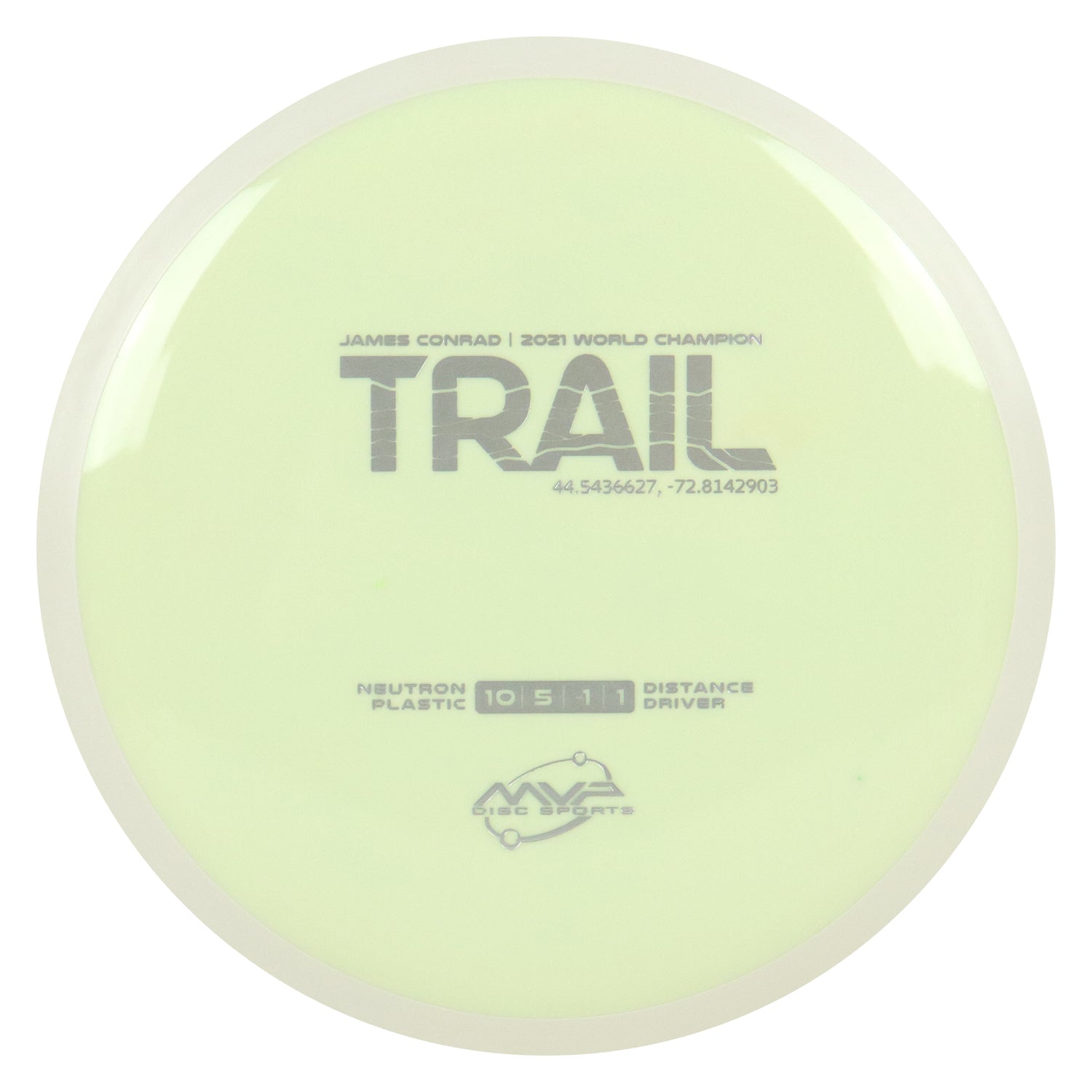 MVP Discs Sports Project Lab Coat James Conrad Neutron Trail Distance Driver 10/5/-1/1 - Choose Exact Disc