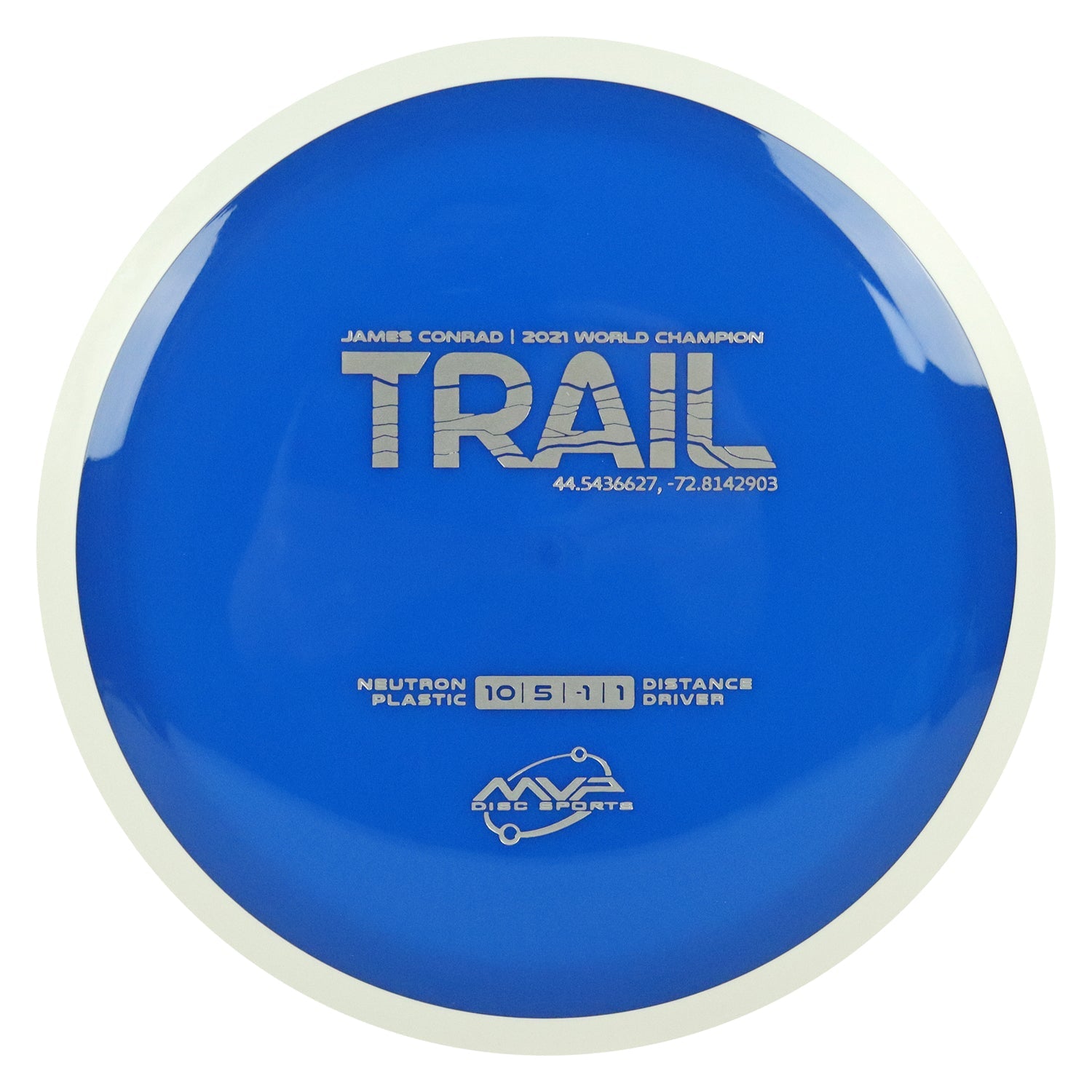 MVP Discs Sports Project Lab Coat James Conrad Neutron Trail Distance Driver 10/5/-1/1 - Choose Exact Disc