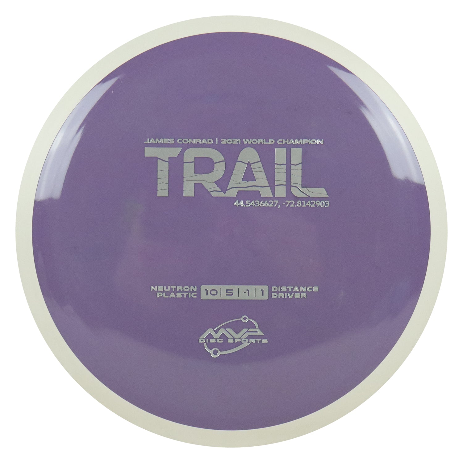 MVP Discs Sports Project Lab Coat James Conrad Neutron Trail Distance Driver 10/5/-1/1 - Choose Exact Disc
