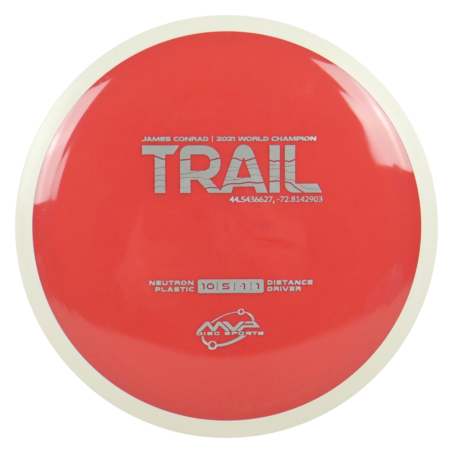 MVP Discs Sports Project Lab Coat James Conrad Neutron Trail Distance Driver 10/5/-1/1 - Choose Exact Disc