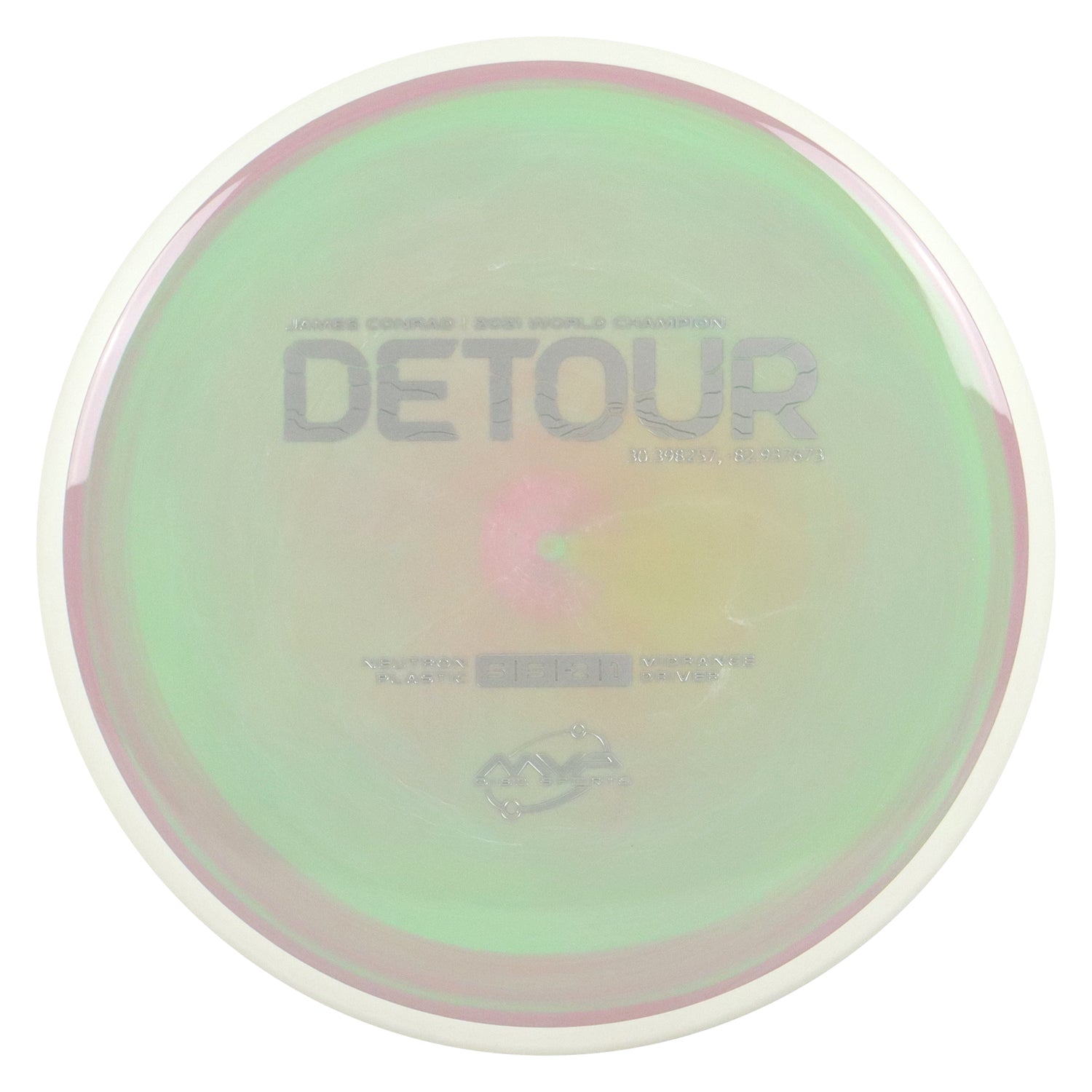 MVP Discs Sports Project Lab Coat James Conrad Neutron Detour Midrange 5/5/-2/1 - Choose Exact Disc