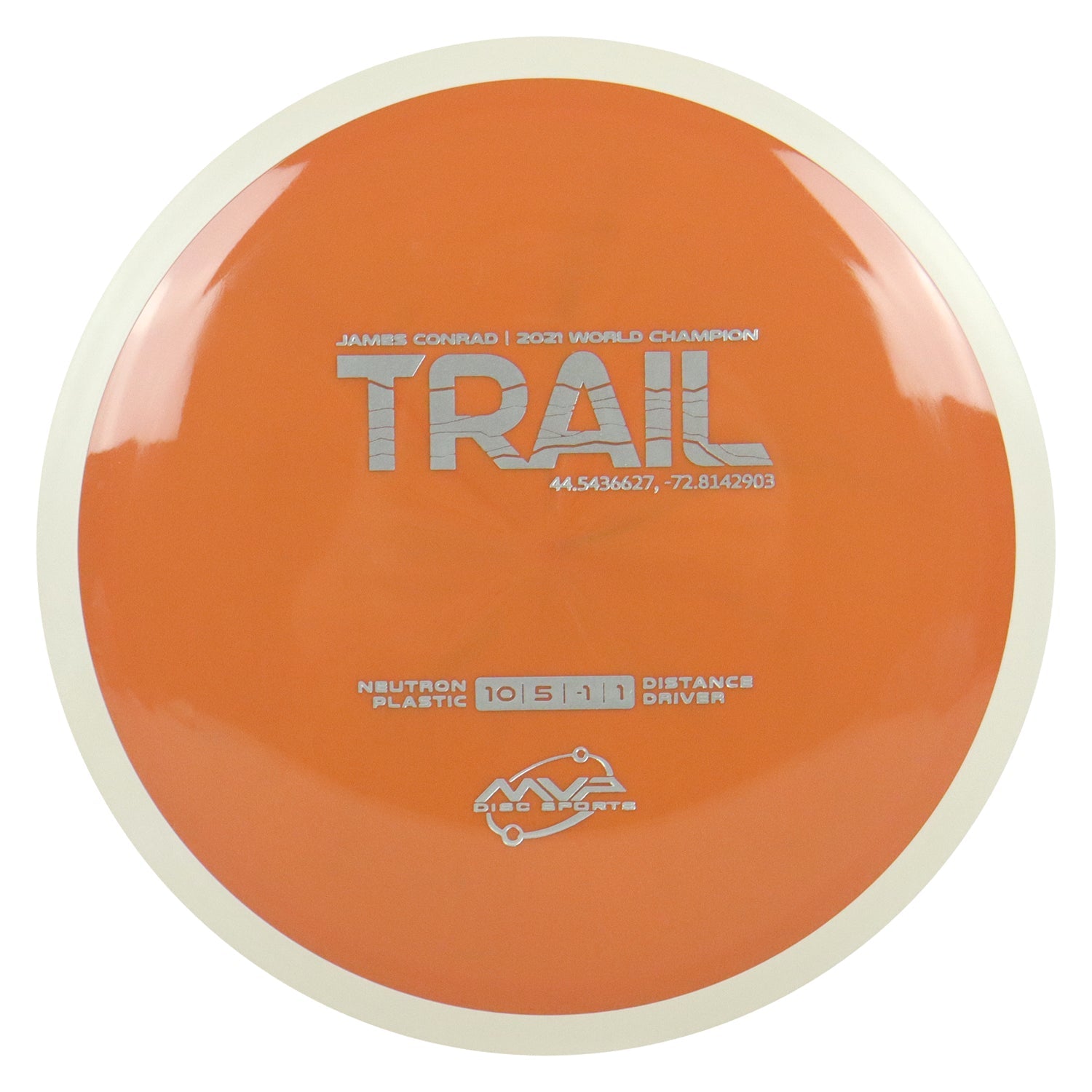 MVP Discs Sports Project Lab Coat James Conrad Neutron Trail Distance Driver 10/5/-1/1 - Choose Exact Disc