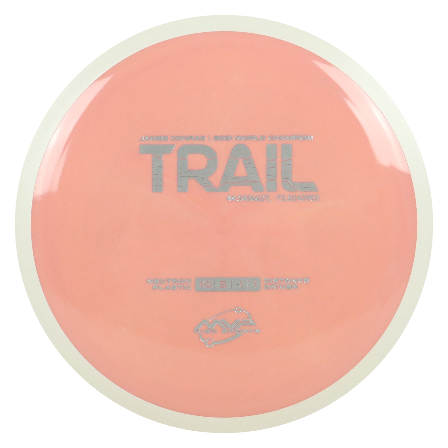 MVP Discs Sports Project Lab Coat James Conrad Neutron Trail Distance Driver 10/5/-1/1 - Choose Exact Disc