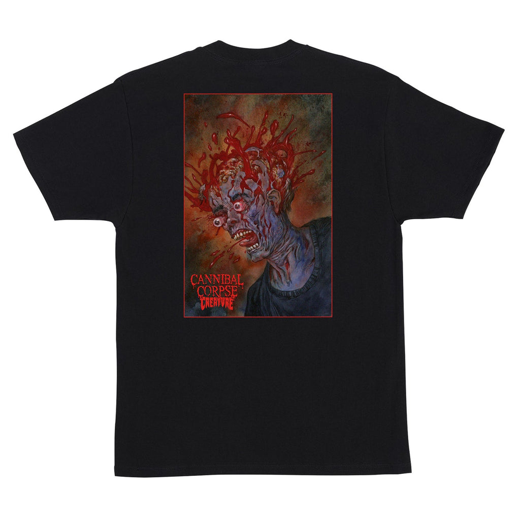 Creature Skateboards Shirt Cannibal Corpse Black