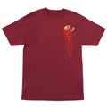 Creature Skateboards Shirt Cannibal Corpse Cardinal Red