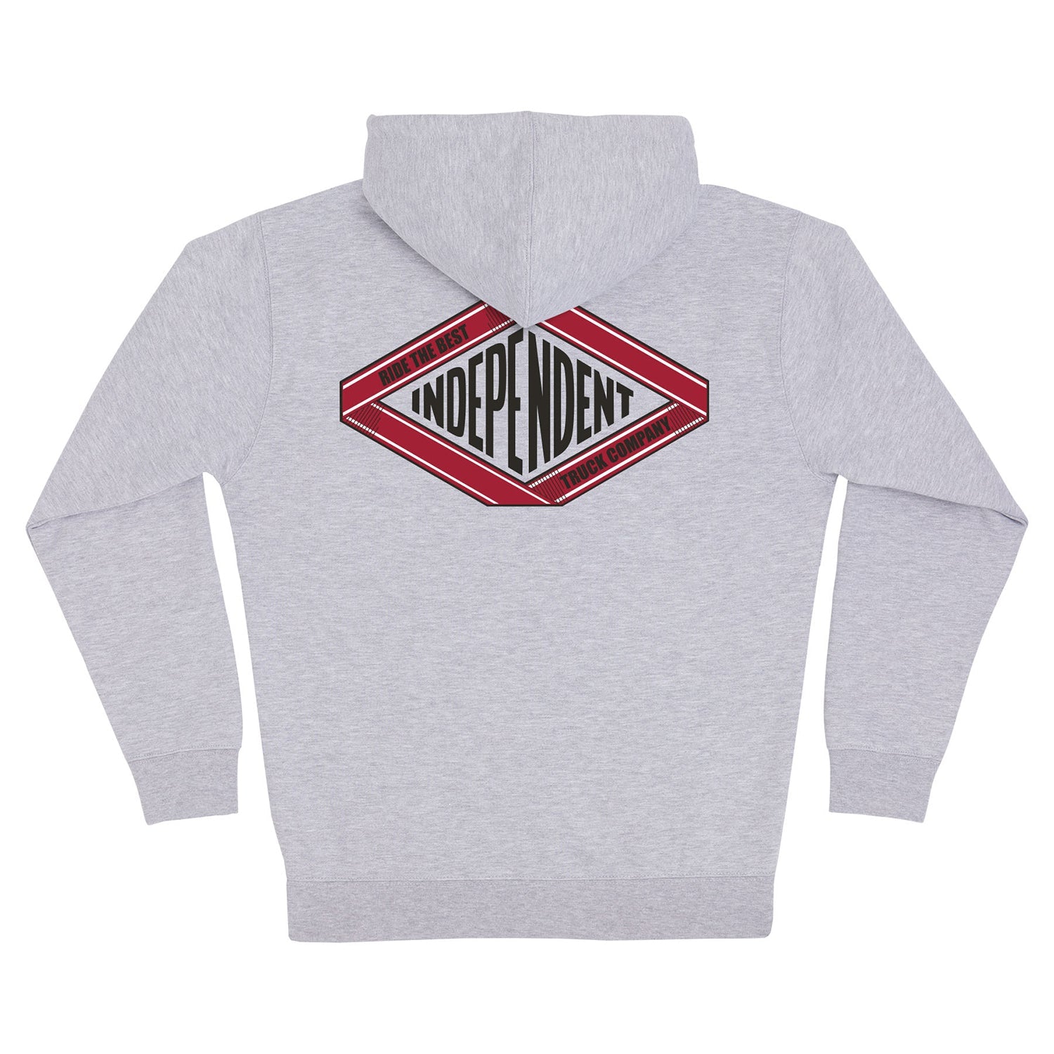 Independent Trucks Hoody Scroll 2 Zip Grey Heather