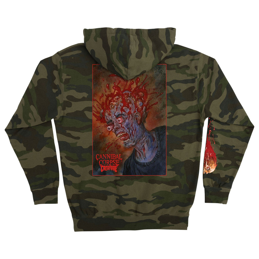 Creature Skateboards Hoody Cannibal Corpse Pullover Forest Camo
