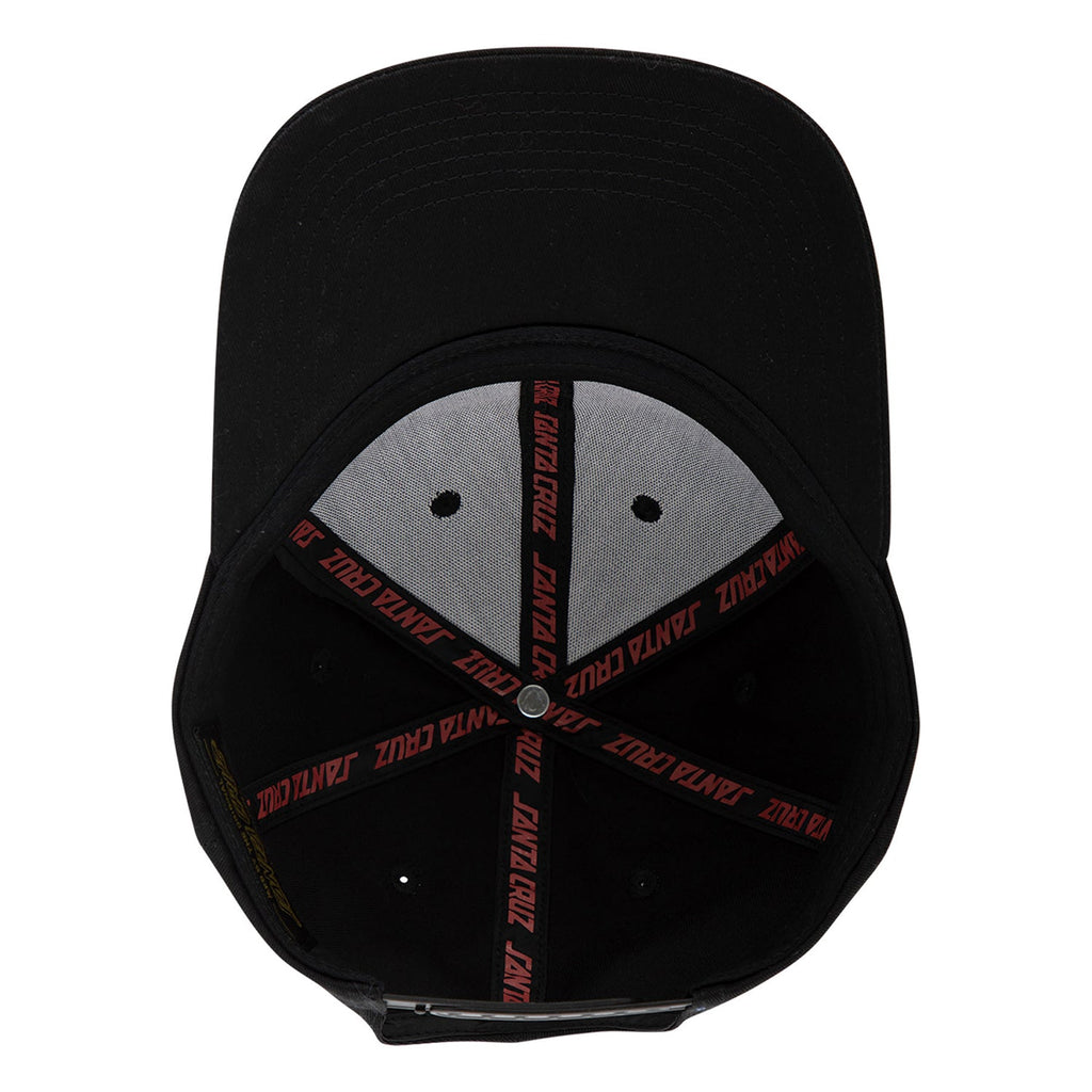 Santa Cruz Skateboards Hat Loco Dot Snapback Black