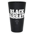 OJ Wheels Black Sabbath Pint Glass Black Frosted