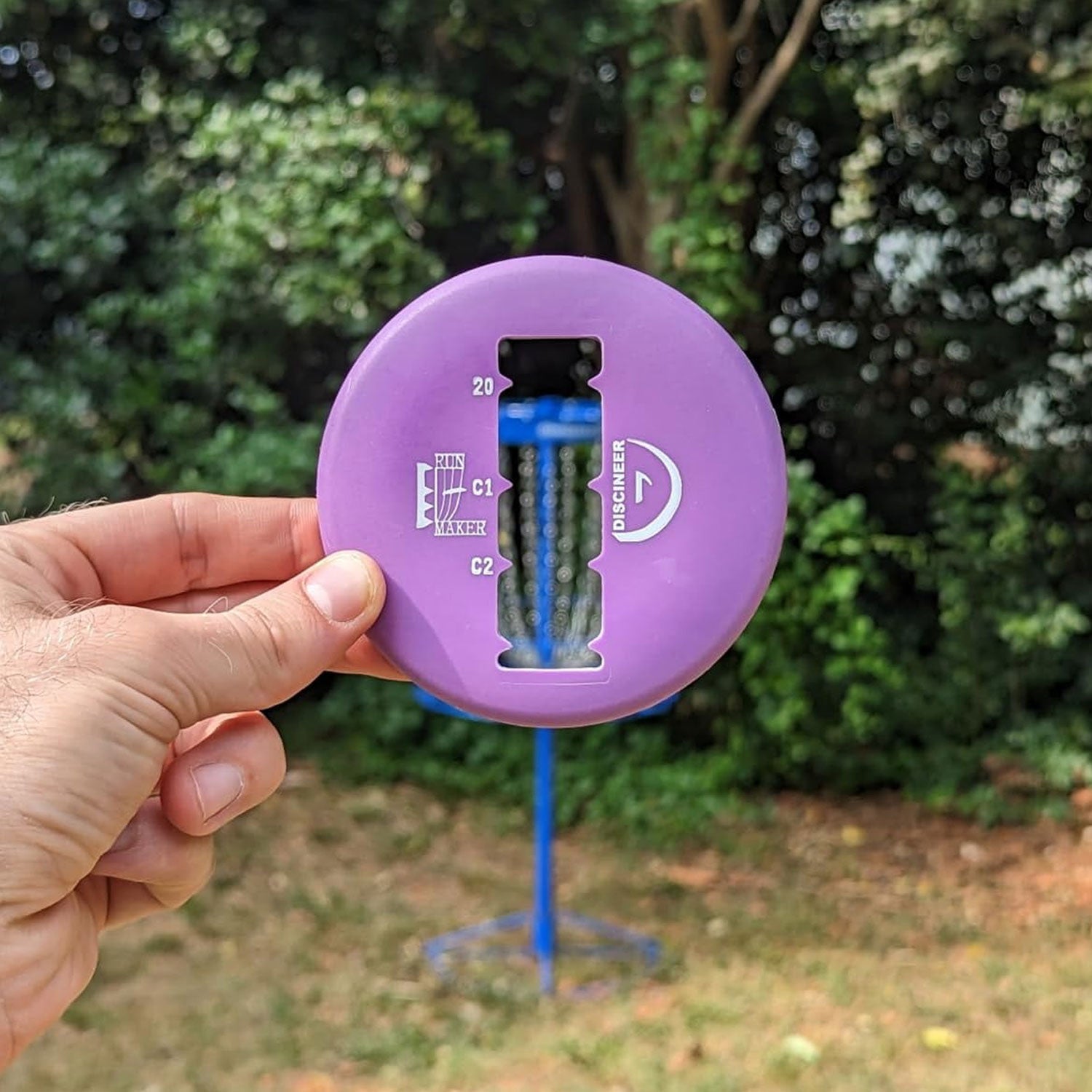 Discineer Run Maker Disc Golf Distance Estimating Mini Marker for Circle 1 & 2
