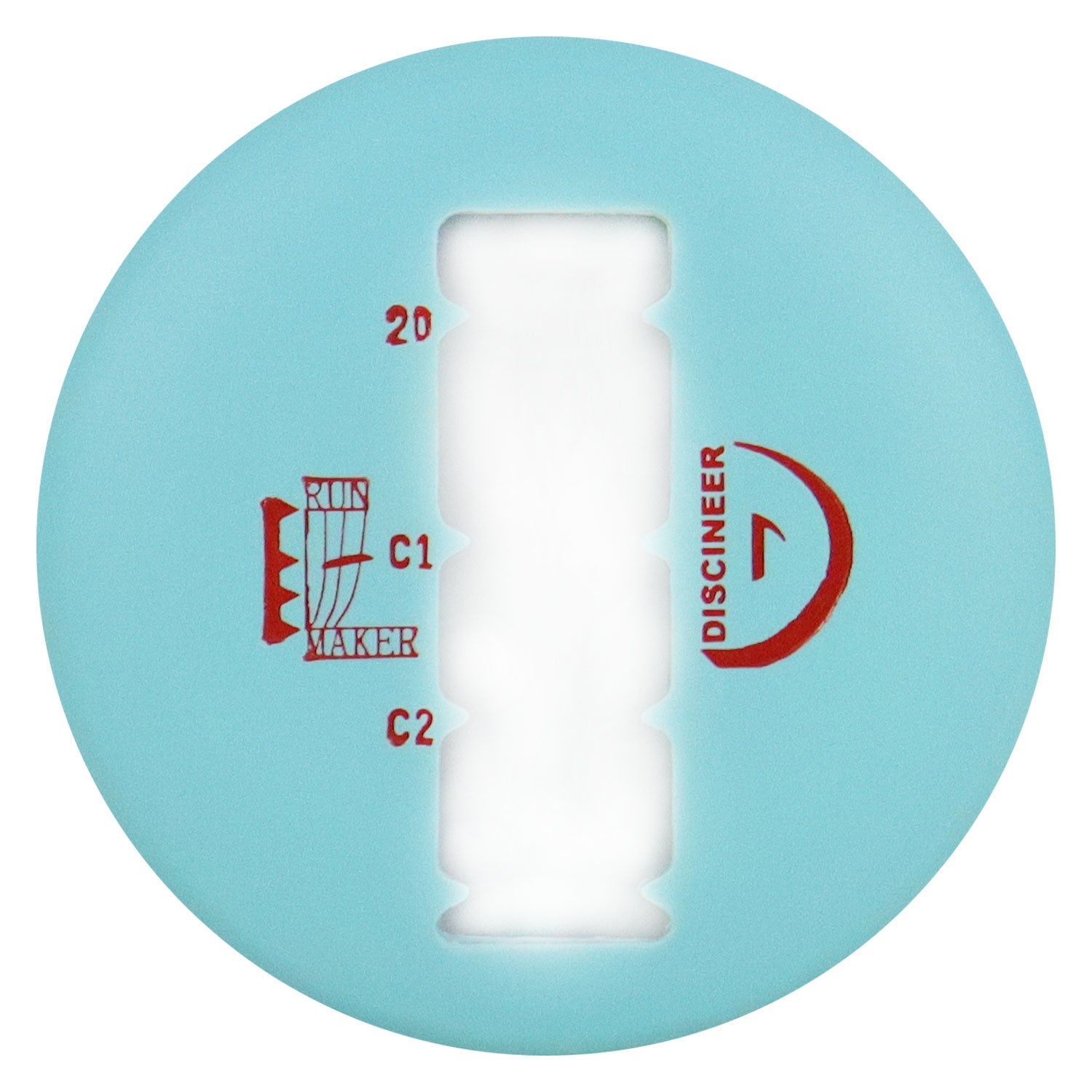 Discineer Run Maker Disc Golf Distance Estimating Mini Marker for Circle 1 & 2