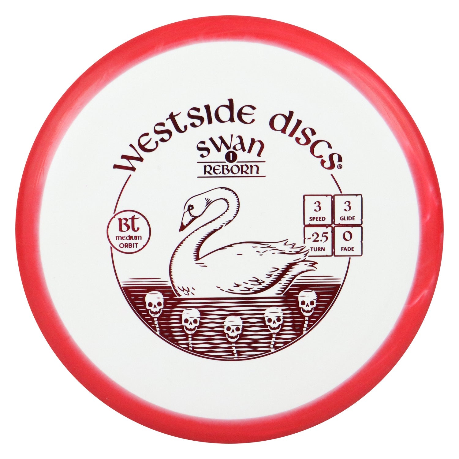 Westside Disc Golf BT Medium Orbit Swan 1 Reborn Putter 3/3/-2.5/0 - Choose Exact Disc