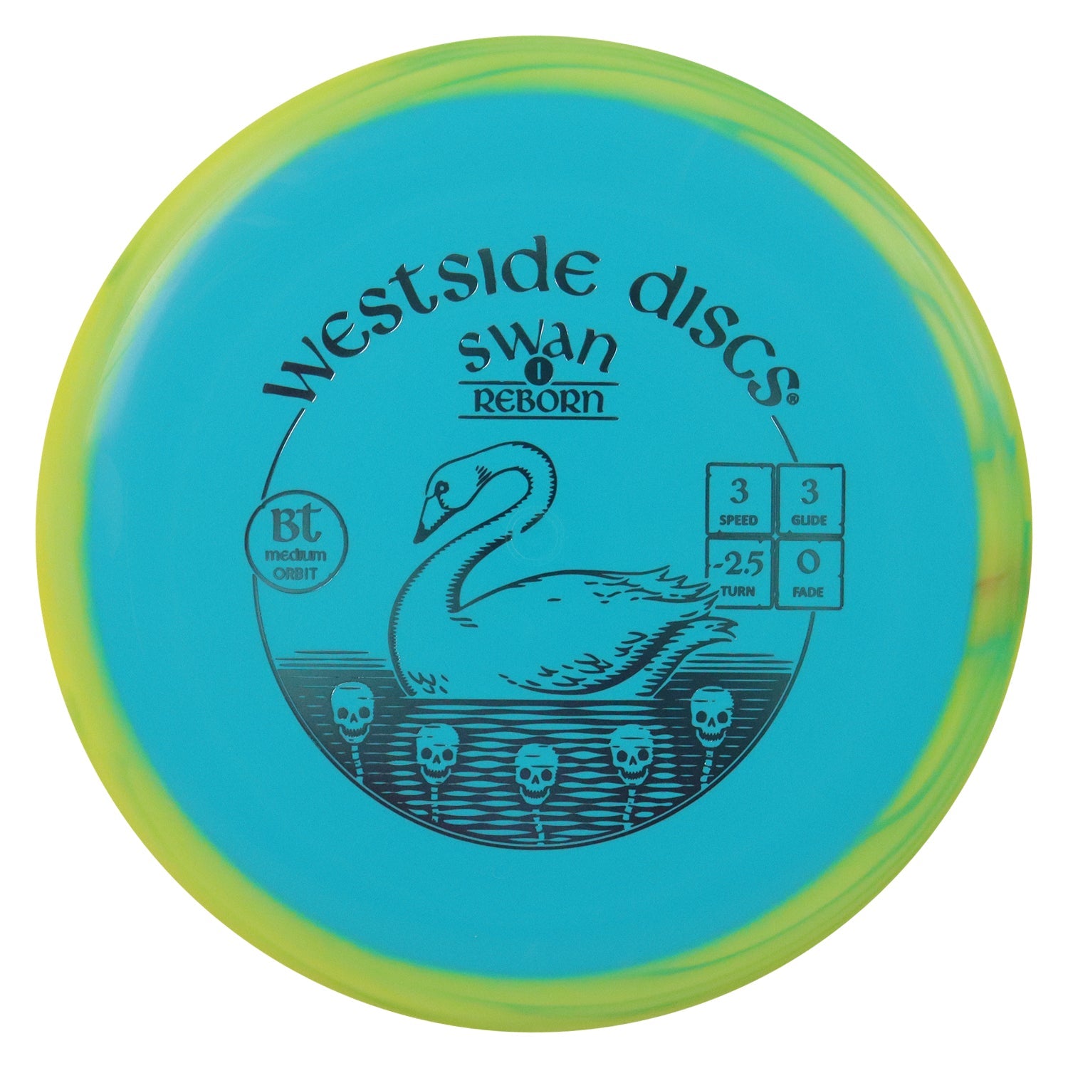 Westside Disc Golf BT Medium Orbit Swan 1 Reborn Putter 3/3/-2.5/0 - Choose Exact Disc