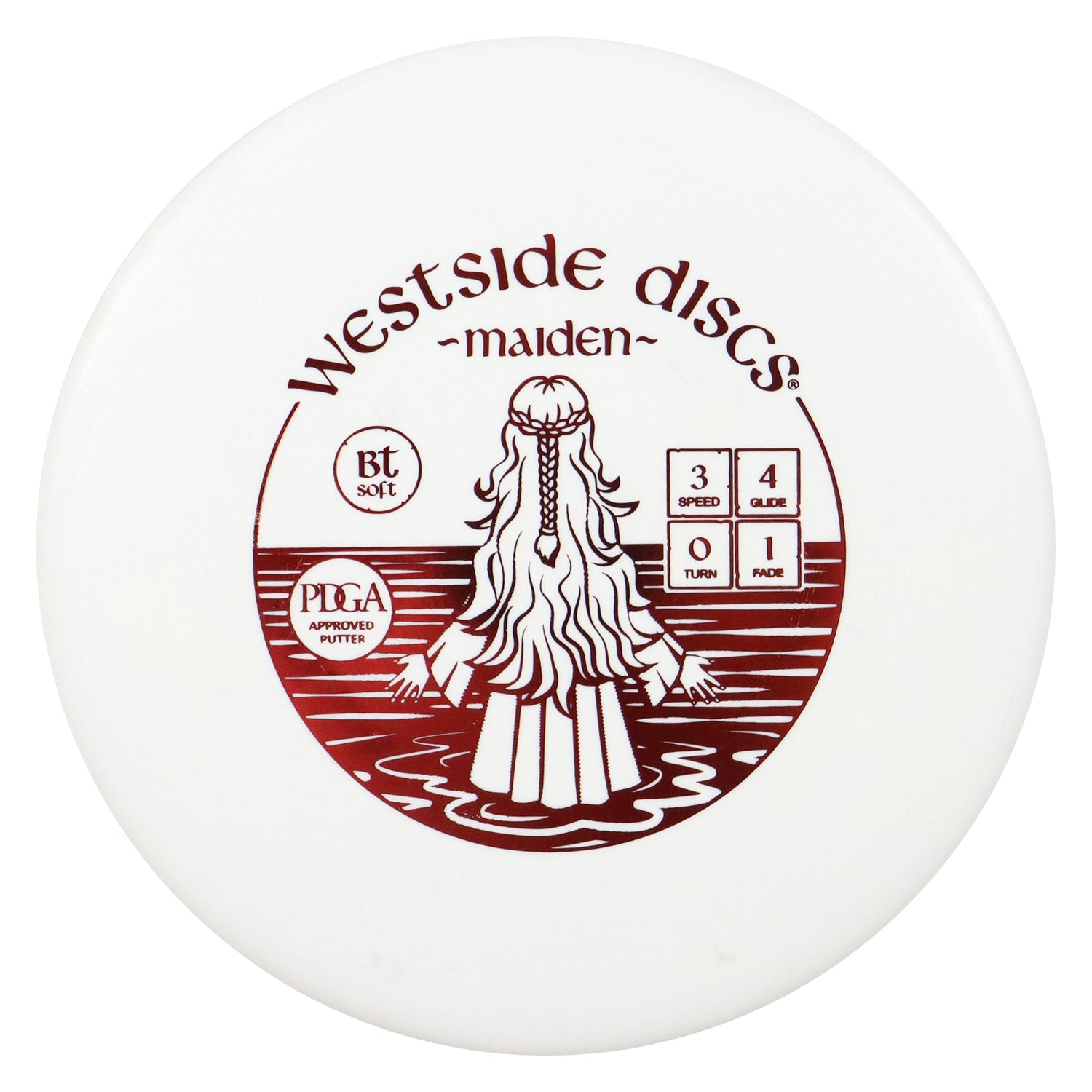 Westside Disc Golf BT Soft Maiden Putter 3/4/0/1 - Choose Exact