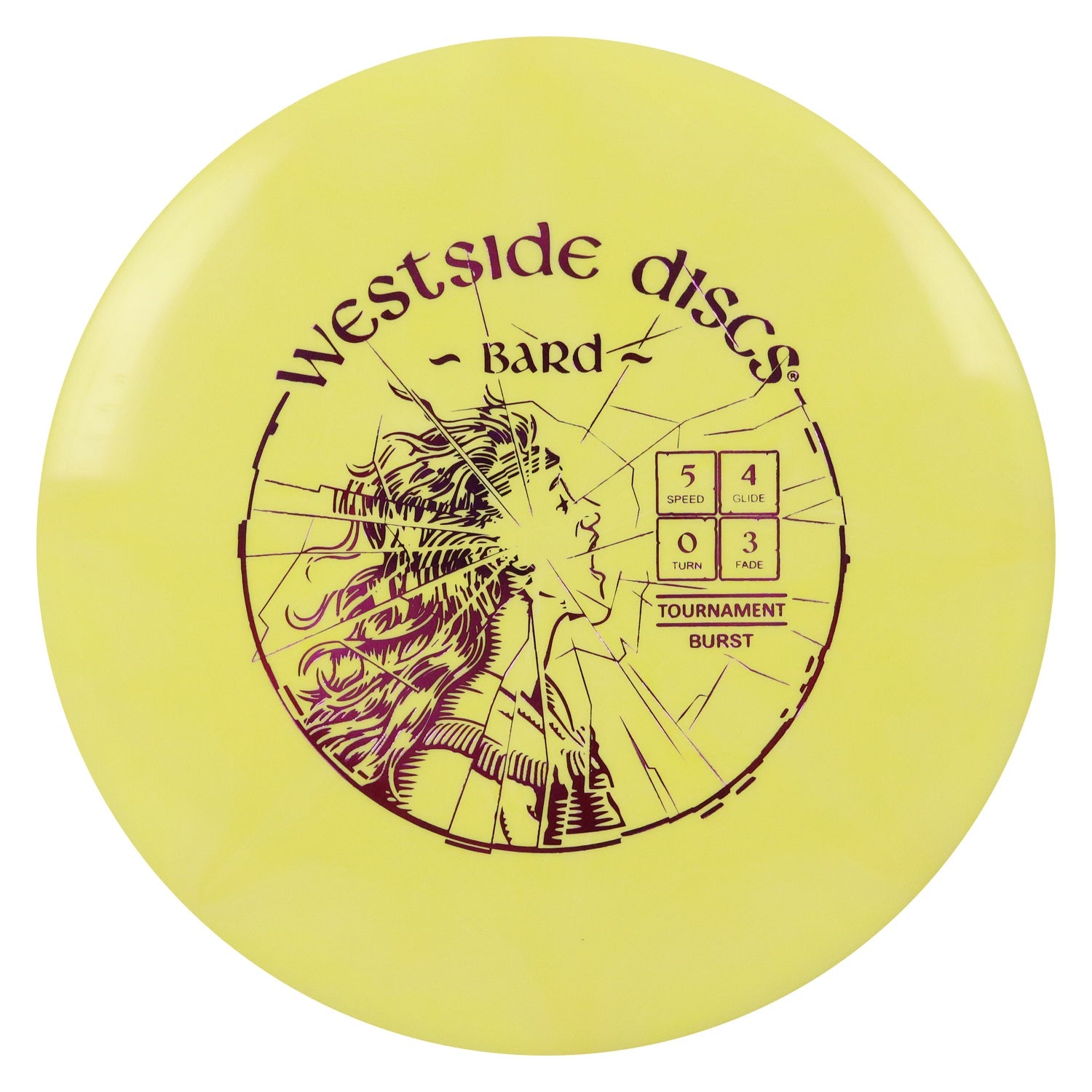 Westside Disc Golf Tournament Burst Bard Midrange 5/4/0/3 - Choose Exact Disc
