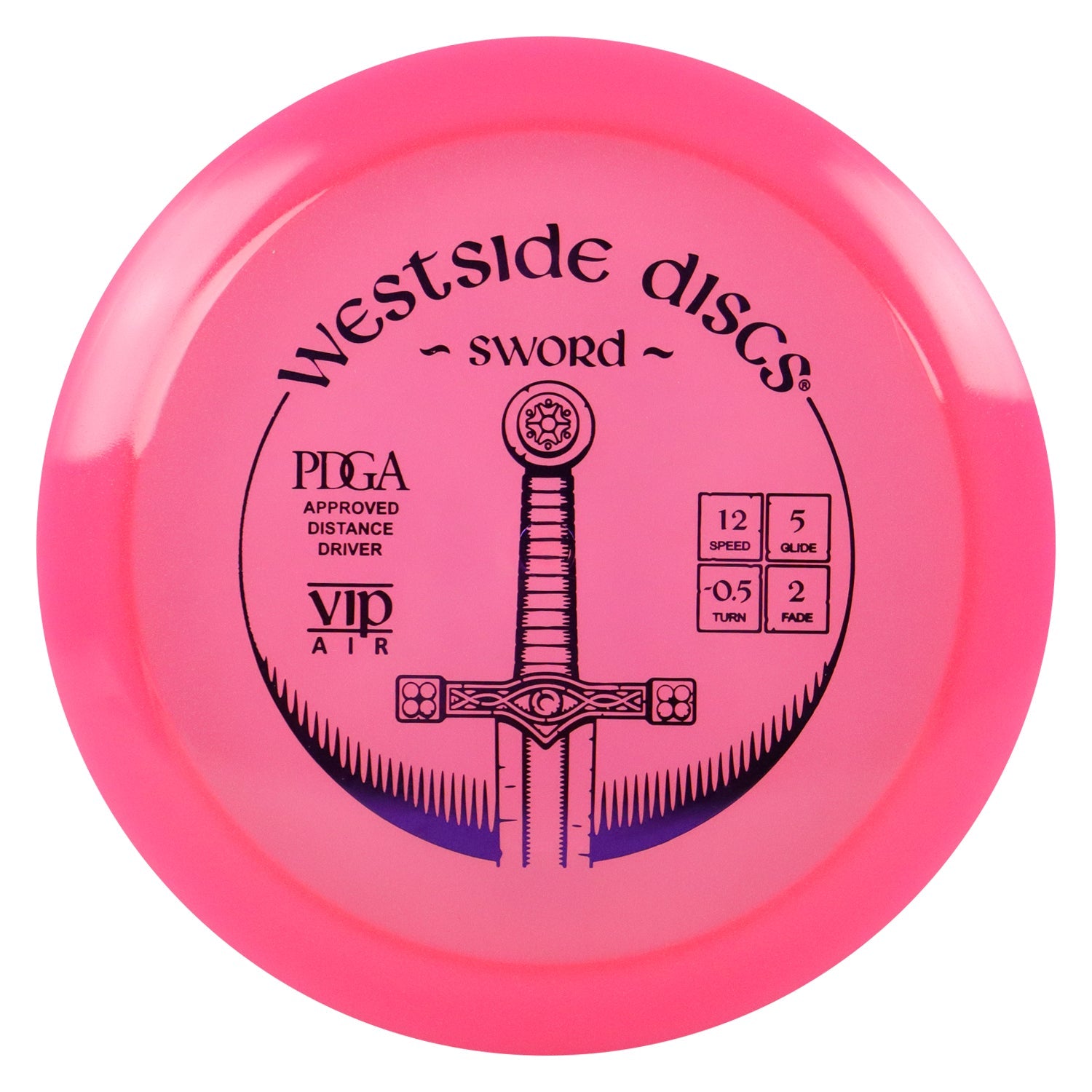 Westside Disc Golf VIP Air Sword Distance Driver 12/5/-0.5/2 - Choose Exact