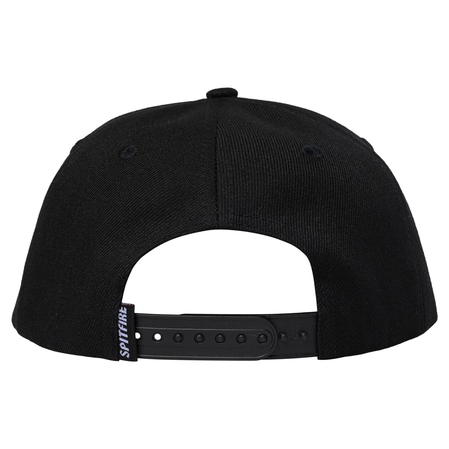 Spitfire Wheels Hat Classic 87 Swirl Patch Snapback Black/Black/White