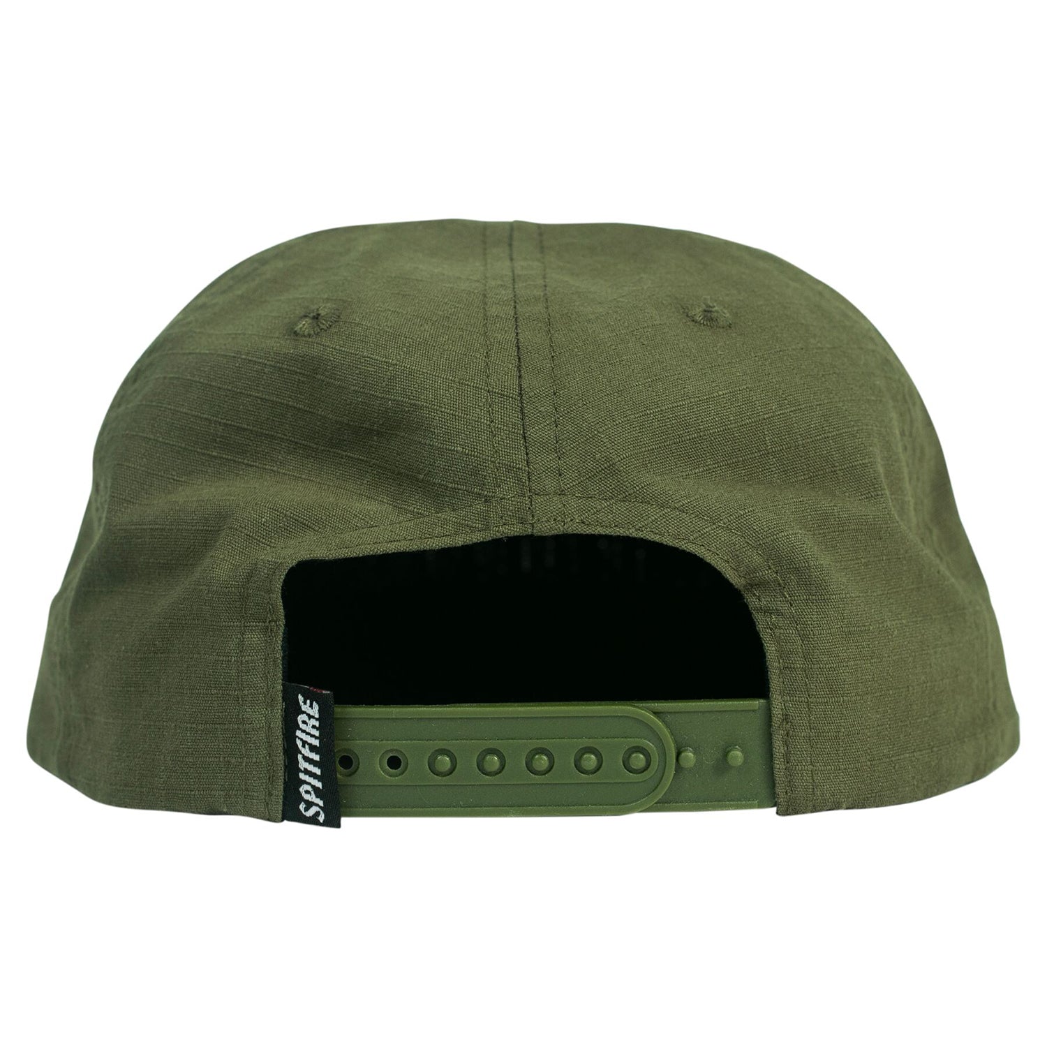 Spitfire Wheels Hat Molotov Script Snapback Olive/Black