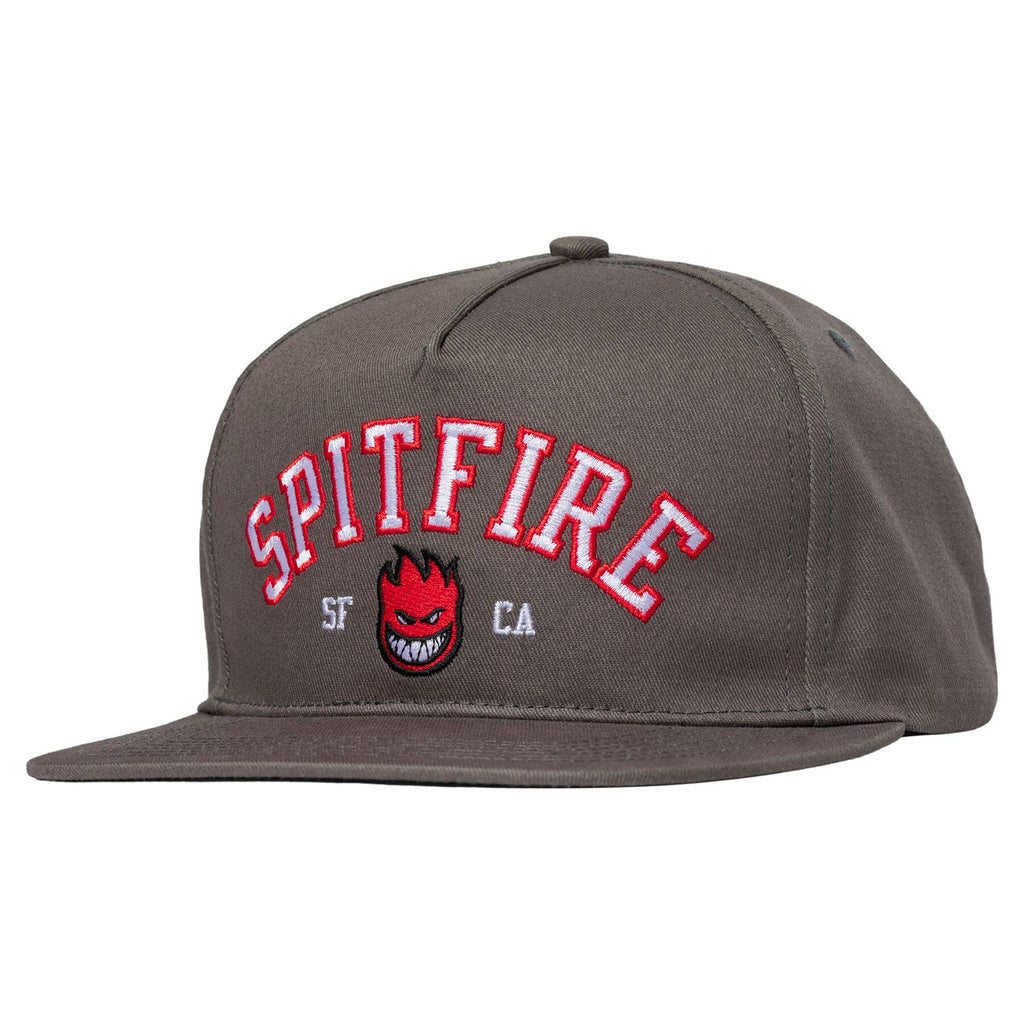 Spitfire Wheels Hat Team Bighead Snapback Charcoal/Red
