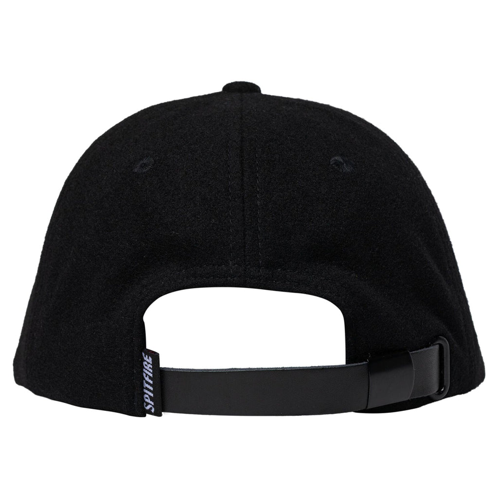 Spitfire Wheels Hat Team Bighead Flame Script Strapback Black/White