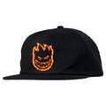 Spitfire Wheels Hat Charred Remains 5-Panel Snapback Black