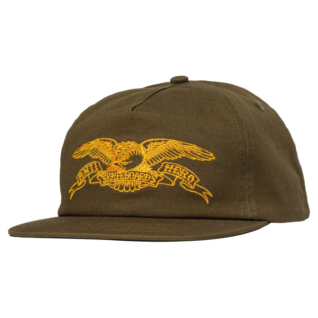 Anti Hero Skateboards Hat Basic Eagle Snapback Brown/Orange