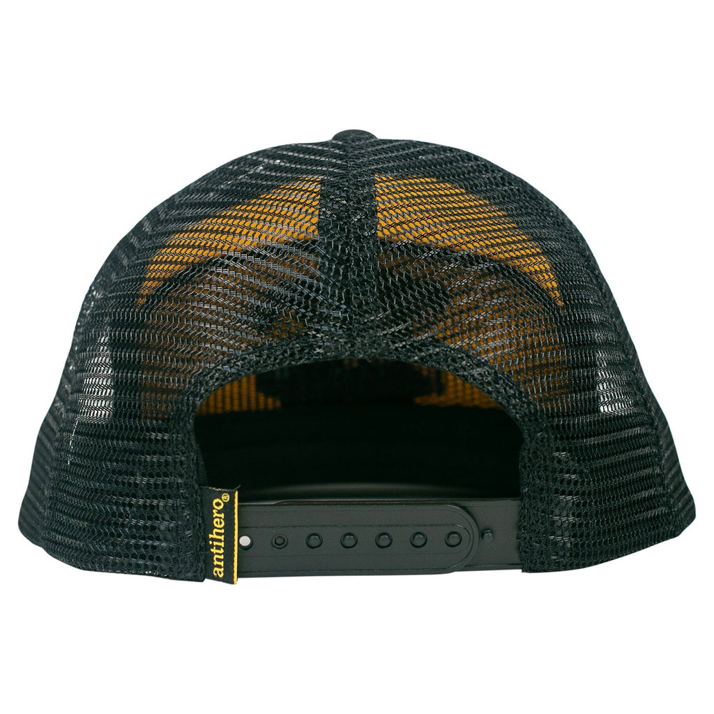 Anti Hero Skateboards Hat 18 Hauling Snapback Black/Yellow
