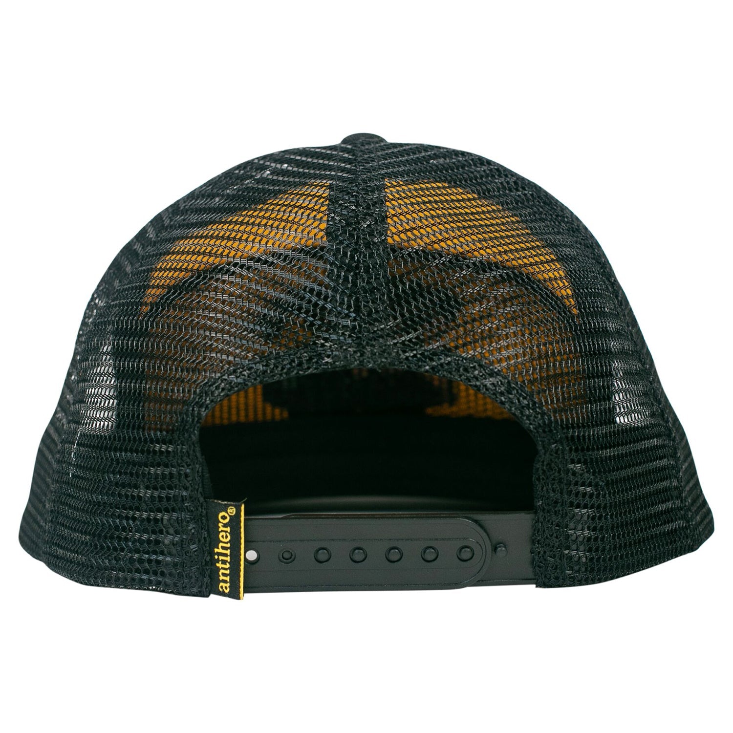 Anti Hero Skateboards Hat 18 Hauling Snapback Black/Yellow
