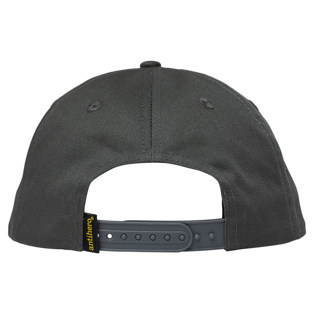 Anti Hero Skateboards Hat Motorized Snapback Charcoal/Orange