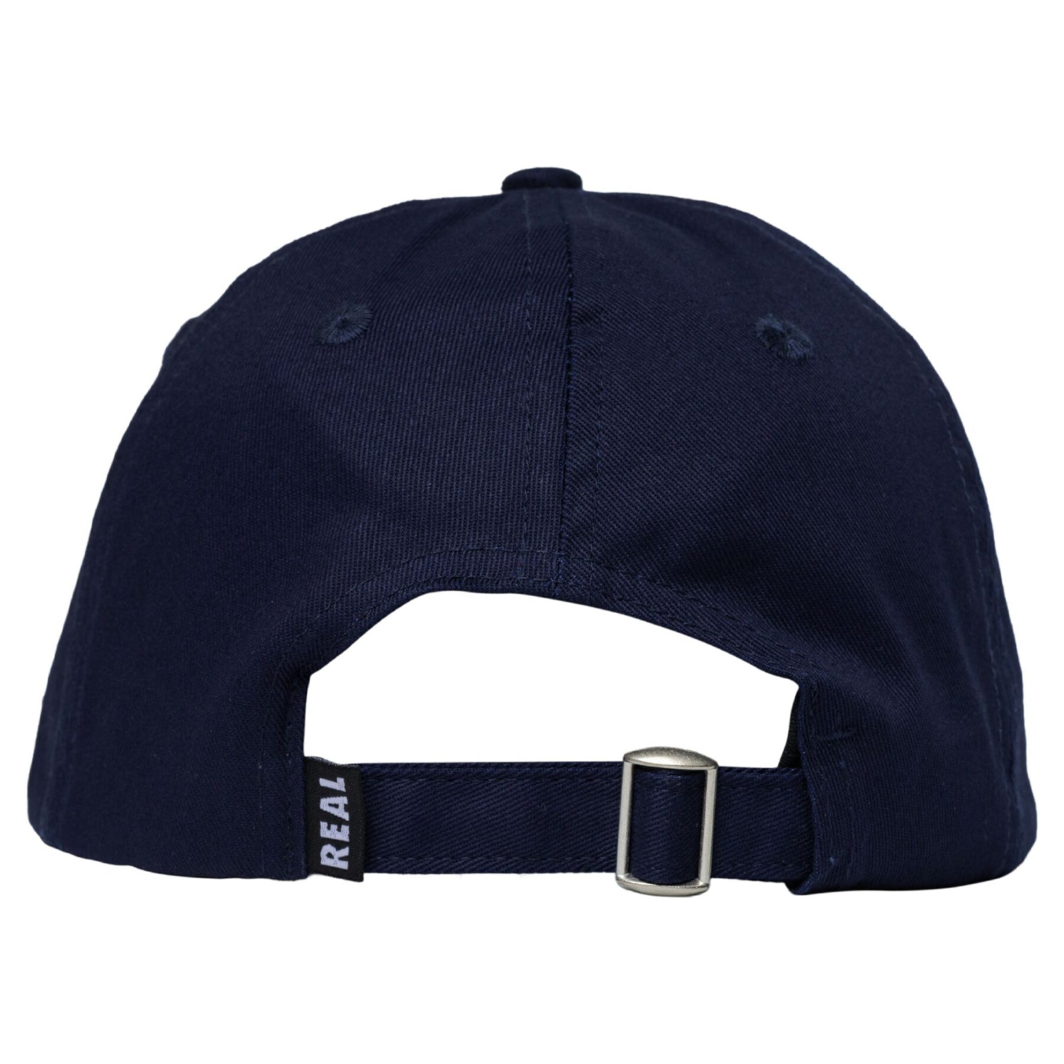 Real Skateboards Hat Oval Embroidered Snapback Navy/Red/White