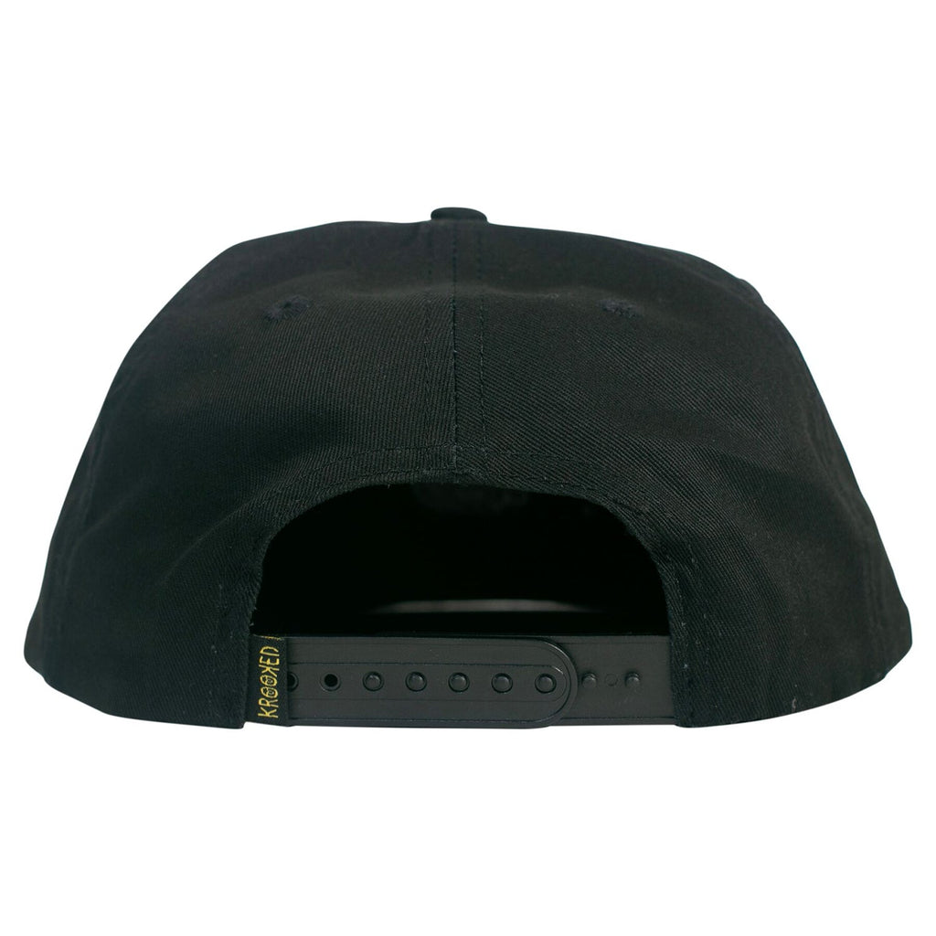 Krooked Skateboards Hat Kat Serpent Snapback Black/Red
