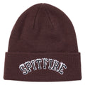 Spitfire Wheels Beanie Team Bighead Flame Script Dark Red/Black/White