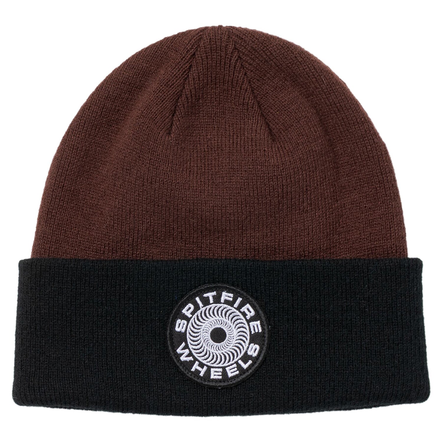 Spitfire Wheels Beanie Classic 87 Swirl Patch Black/Dark Red