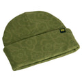 Krooked Skateboards Beanie Flowers Eyes Olive