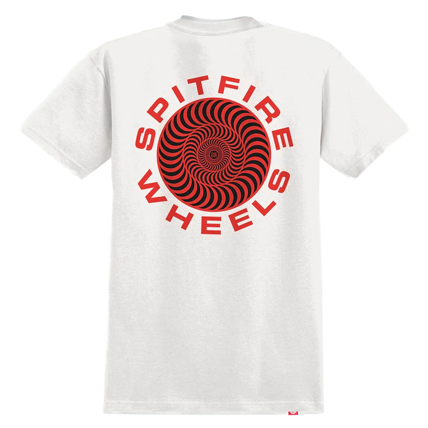 Spitfire Wheels Shirt Classic 87 Swirl Fill White/Red/Black