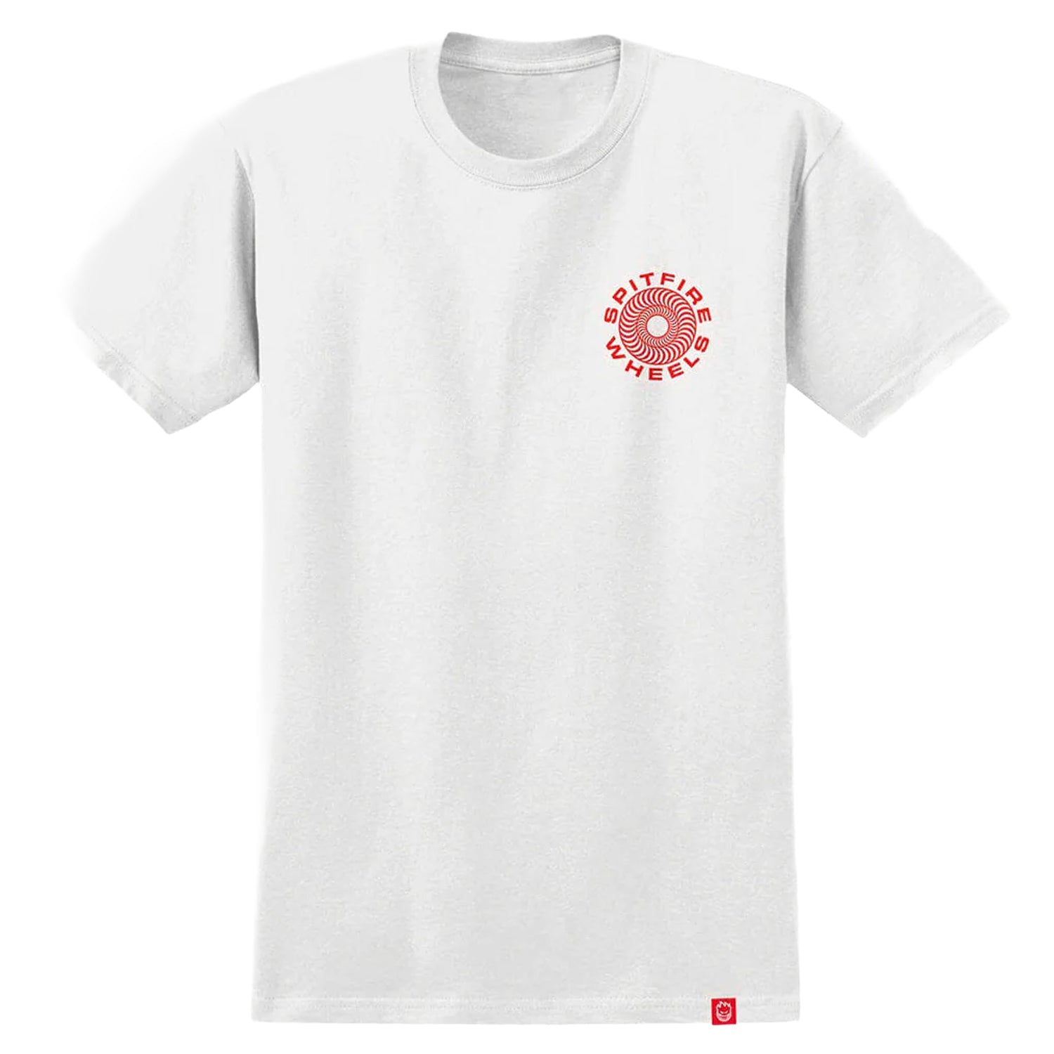 Spitfire Wheels Shirt Classic 87 Swirl Fill White/Red/Black