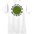 Spitfire Wheels Shirt Classic 87 Swirl Fill White/Green/Black
