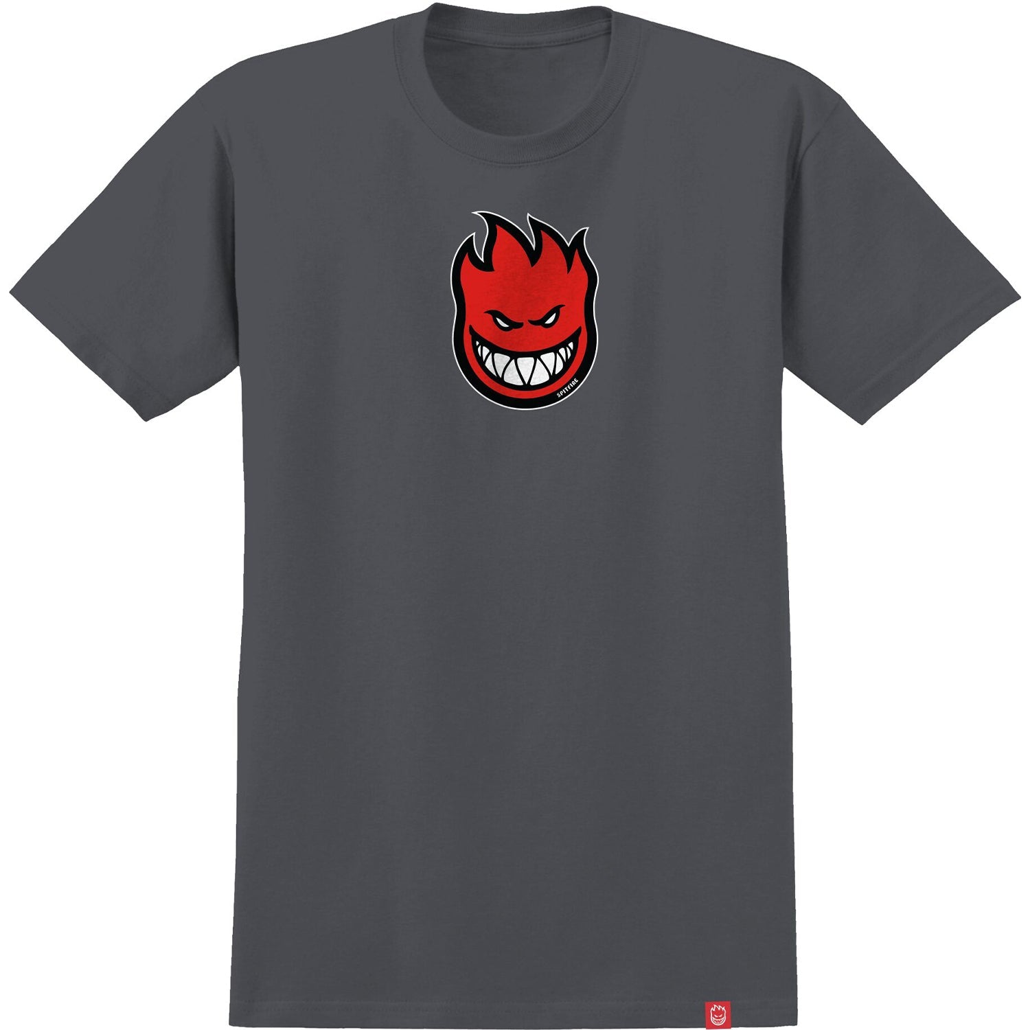 Spitfire Wheels Shirt Bighead Mid Fill Charcoal/Red/Black/White
