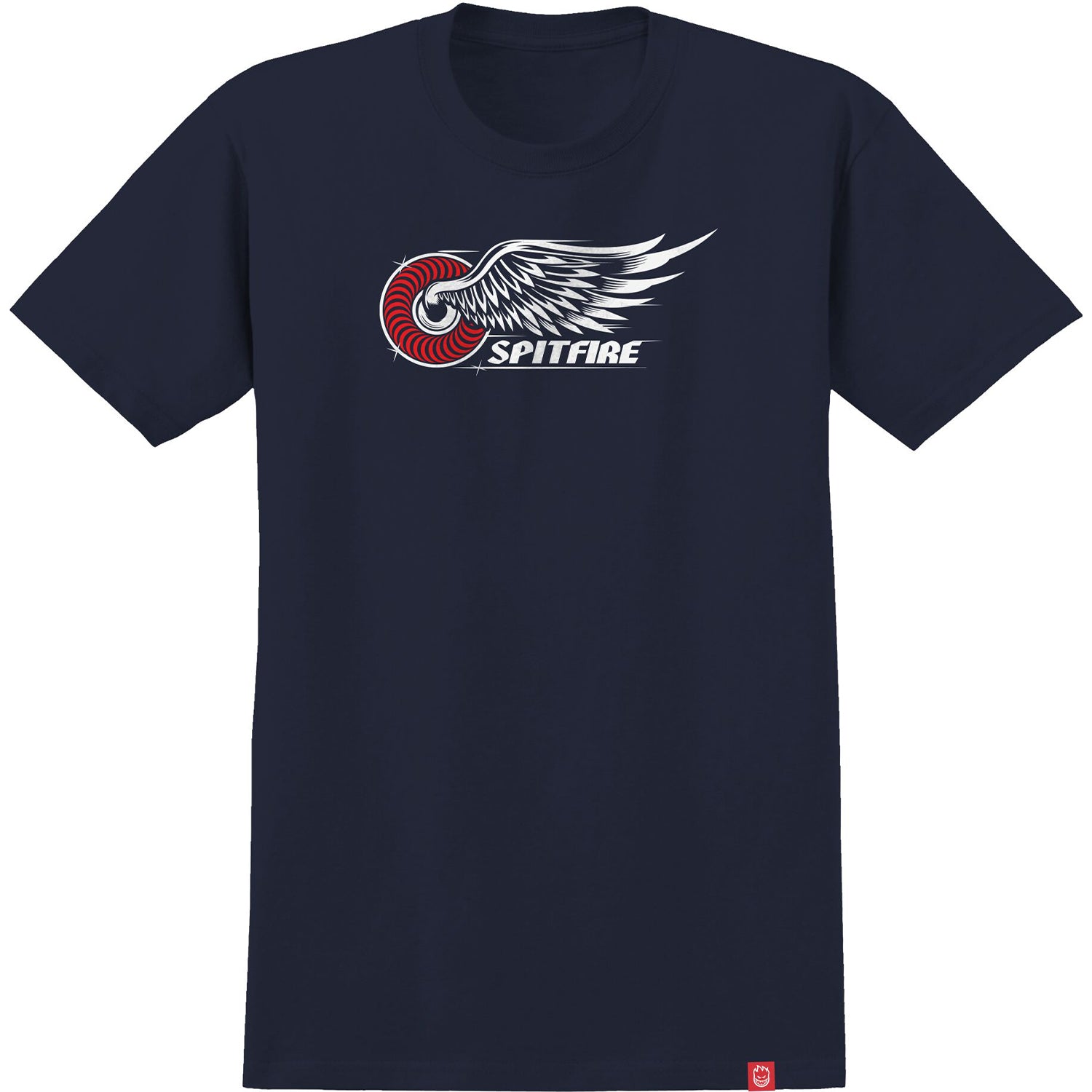 Spitfire Wheels Shirt Classic Wing True Navy/Red/White