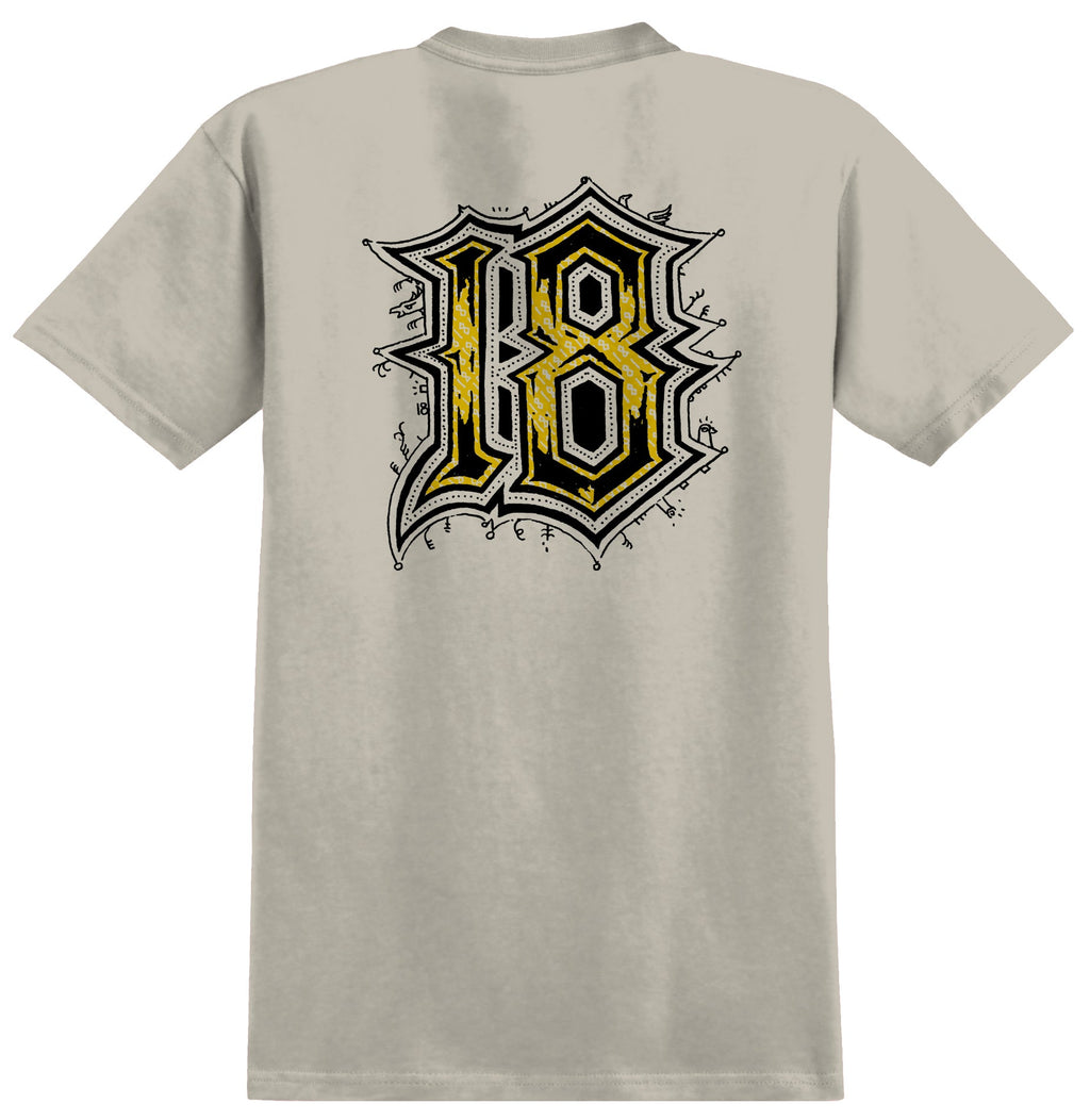 Anti Hero Skateboards Shirt Medieval Heather Cream