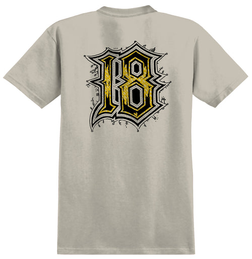 Anti Hero Skateboards Shirt Medieval Heather Cream