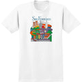 Real Skateboards Shirt SF Travel White