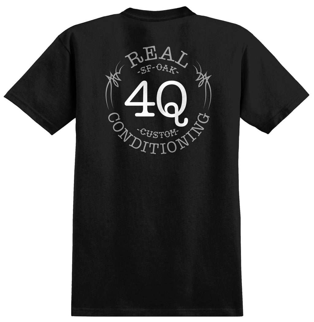 Real Skateboards Shirt 4Q Black