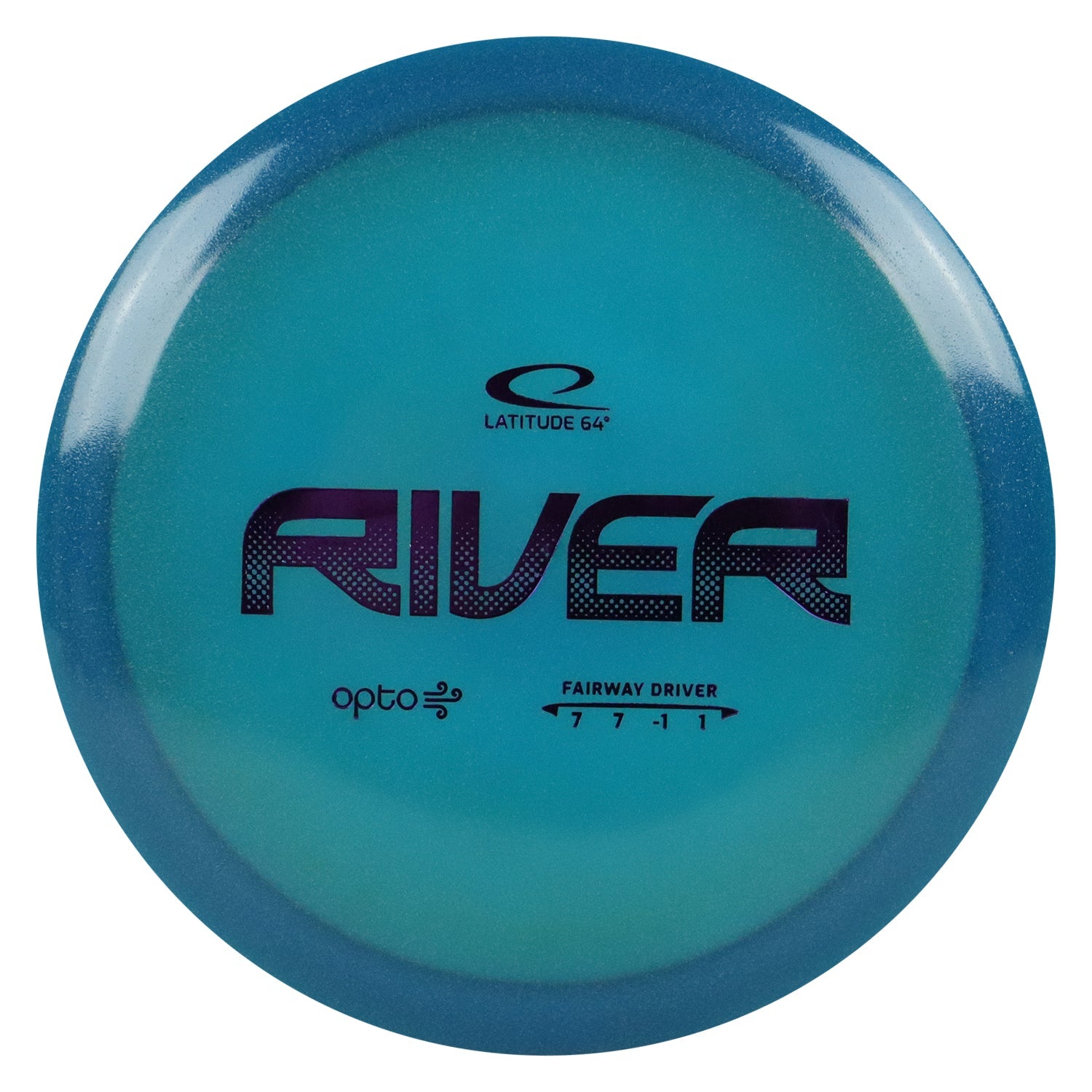 Latitude 64 Disc Golf Opto Air River Fairway Driver 7/7/-1/1 - Chosse Exact Disc