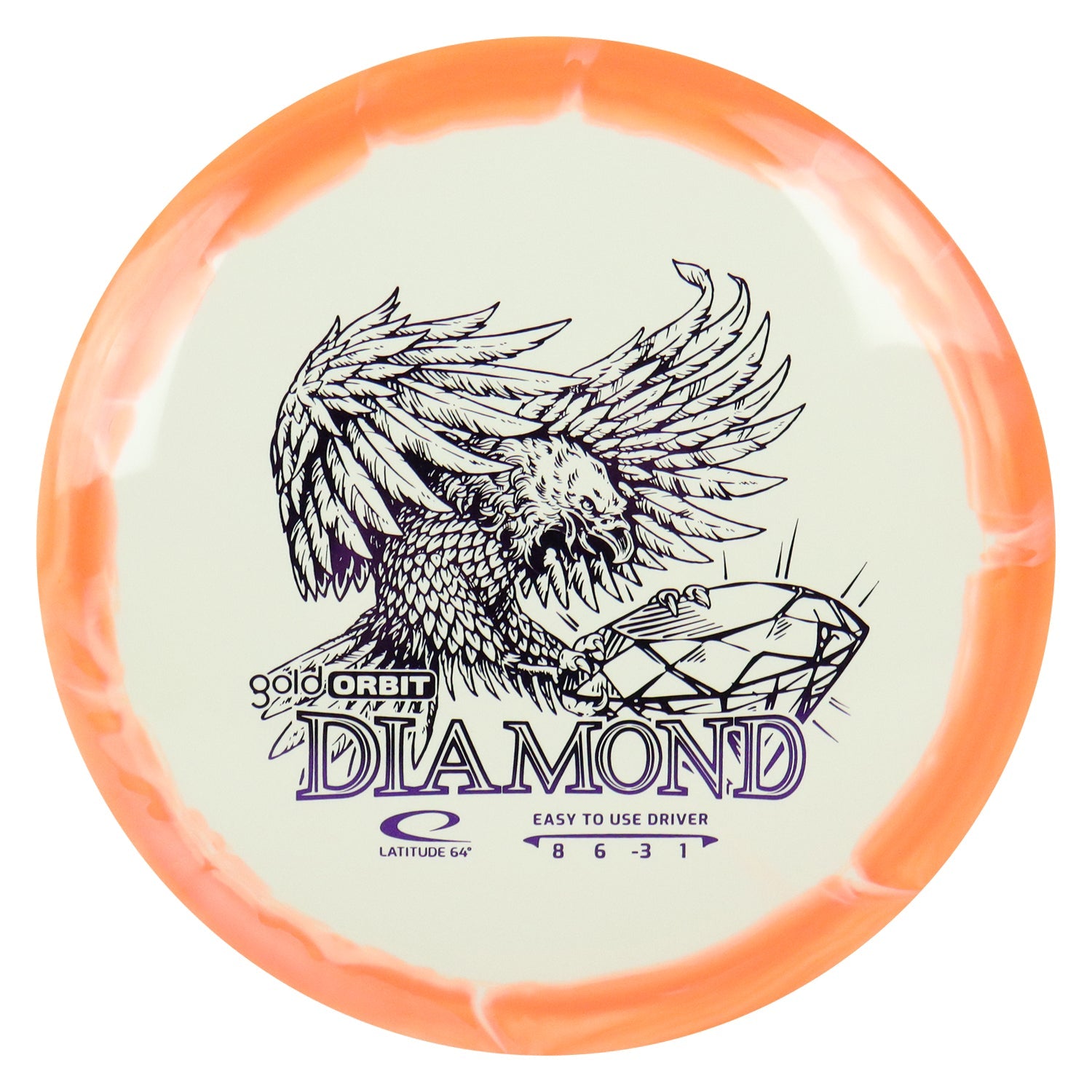 Latitude 64 Disc Golf Gold Orbit Diamond Fairway Driver 8/6/-3/1 - Chosse Exact Disc