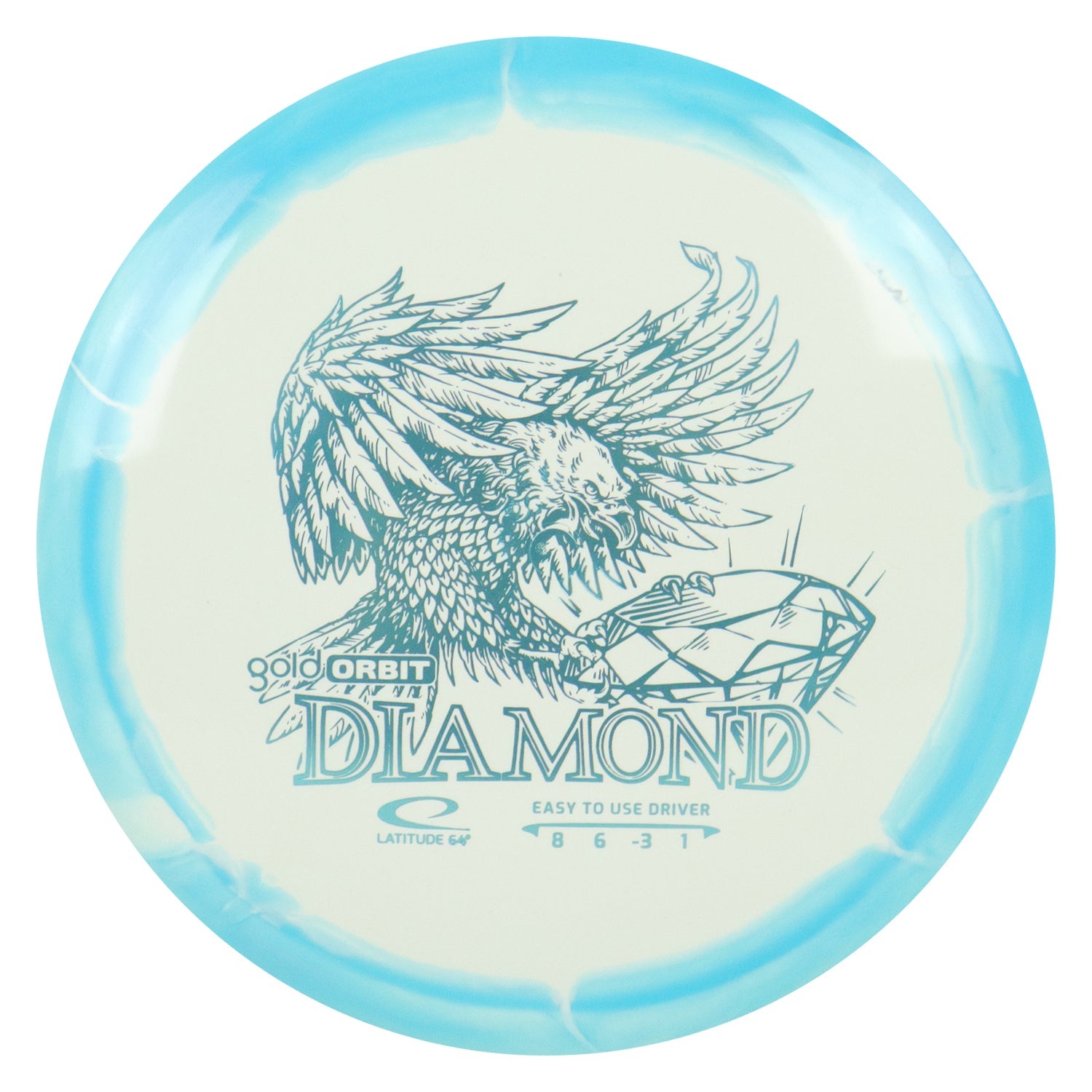 Latitude 64 Disc Golf Gold Orbit Diamond Fairway Driver 8/6/-3/1 - Chosse Exact Disc