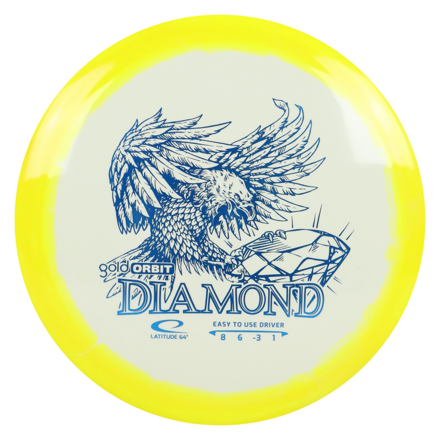 Latitude 64 Disc Golf Gold Orbit Diamond Fairway Driver 8/6/-3/1 - Chosse Exact Disc