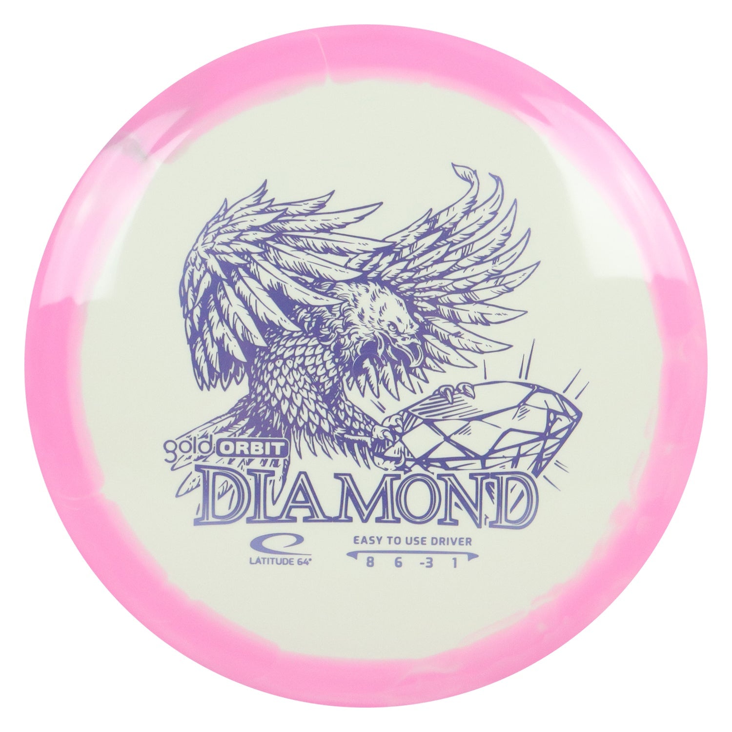 Latitude 64 Disc Golf Gold Orbit Diamond Fairway Driver 8/6/-3/1 - Chosse Exact Disc